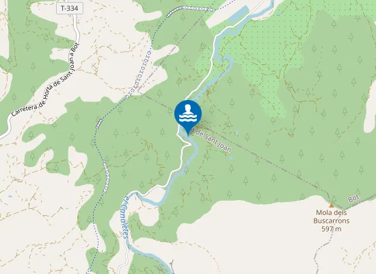Map of Olles del Baubo