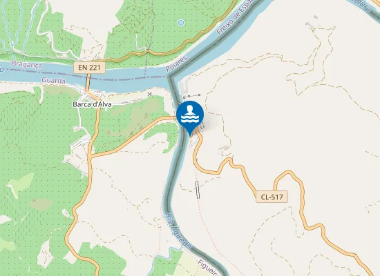 Map of Parque de Merendas - Playa Fluvial