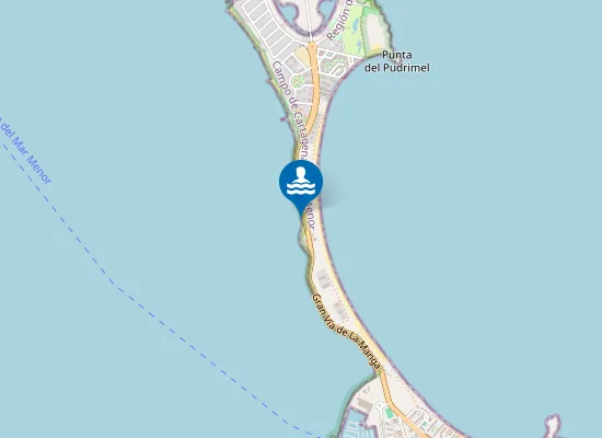 Map of Playa Chica