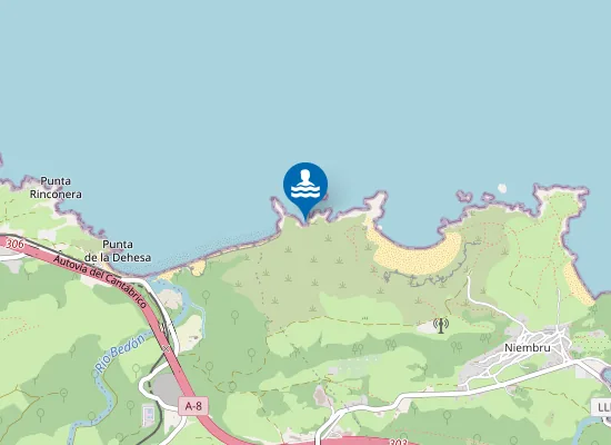Map of Playa de Pestaña