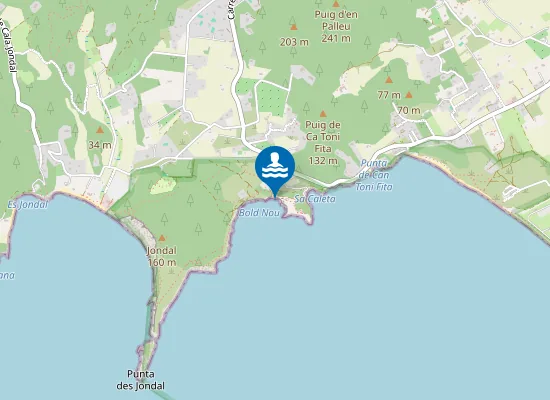 Map of Es Bol Nou