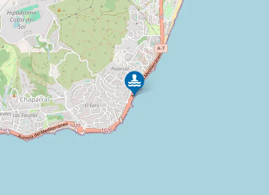 Map of Playa del Faro - El Faro