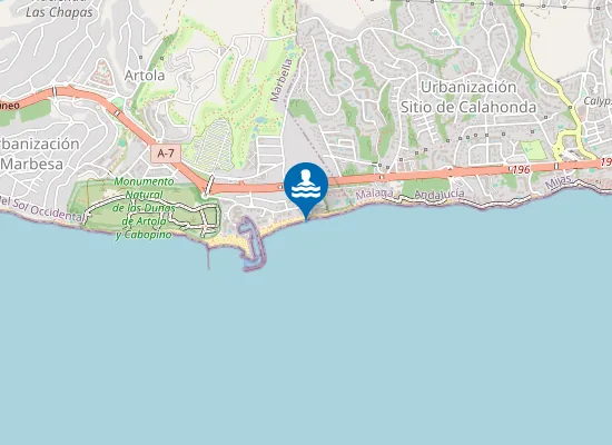 Map of Playa de Calahonda