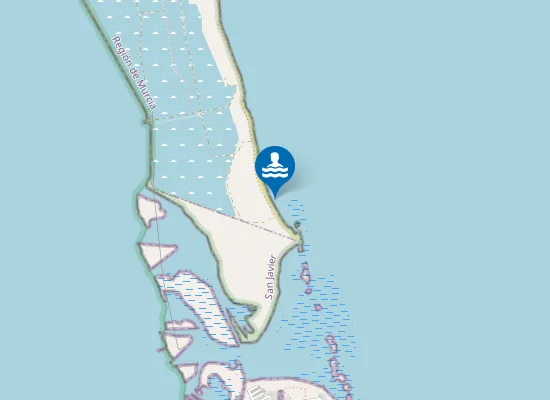 Map of Playa De Punta De Algas