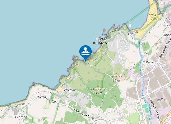 Map of Praia da Arbosa