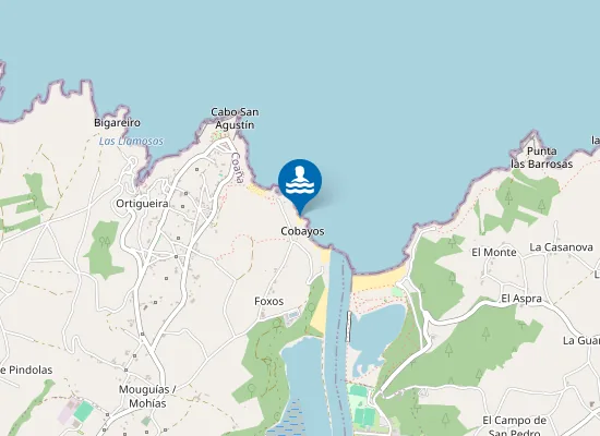 Map of Playa de Foxos