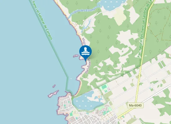 Map of Platja Es Peregons
