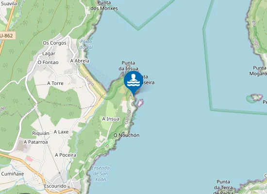 Map of Praia do Queimado
