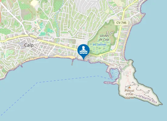 Map of Cala del Morelló