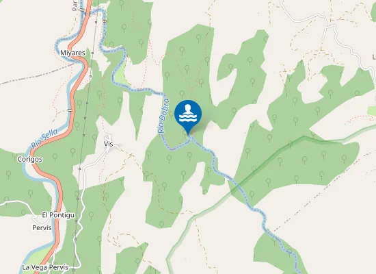 Map of Playa Fluvial Del Dobra