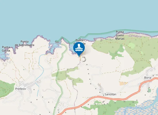 Map of Playa De Fuentes