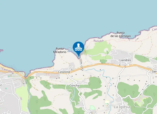 Map of Playa de Fonfría