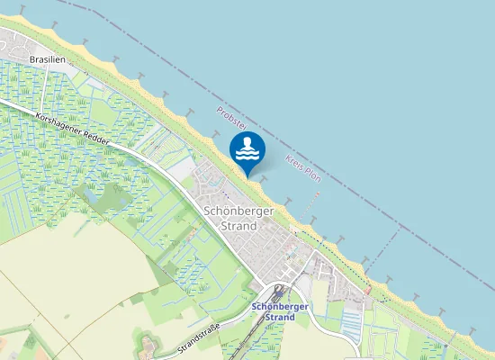 Map of OSTS SCHOENBERGER STRAND