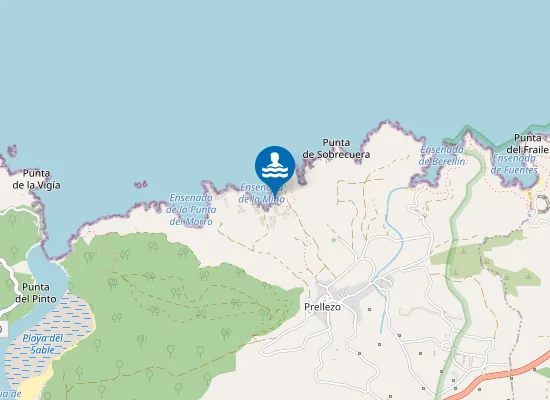 Map of Playa De La Mina