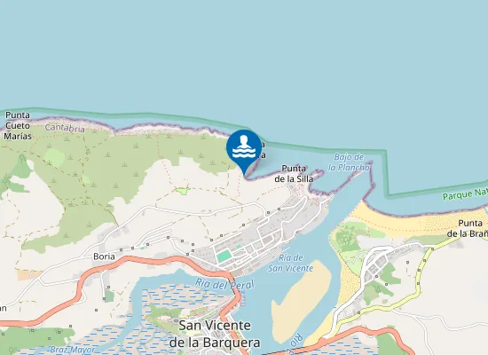 Map of Cala de Liñera