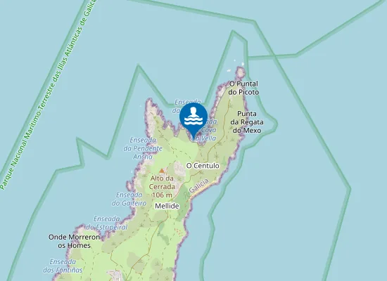 Map of Praia da Puciña