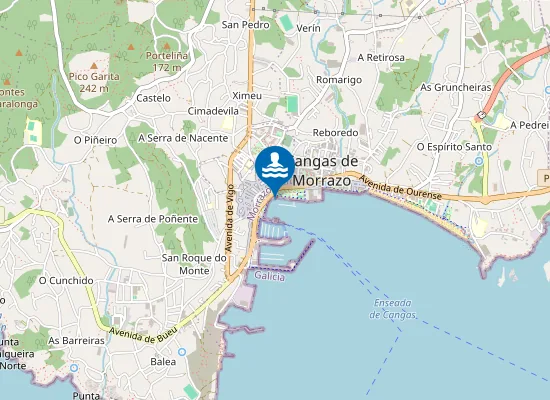 Map of Praia do Sinal