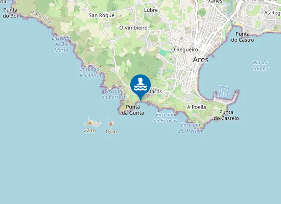 Map of Praia Do Colado Grande