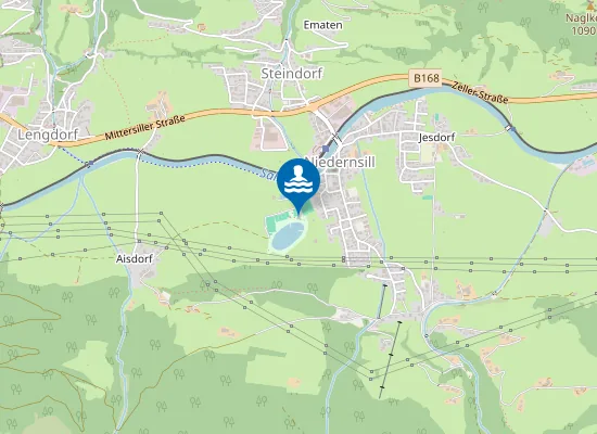 Map of BADESEE NIEDERNSILL