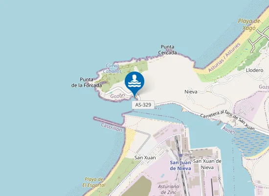 Map of Playa del Arañón