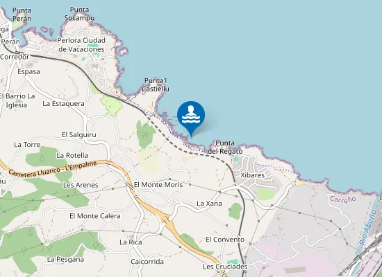 Map of Playa del Tranqueru