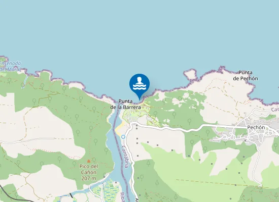 Map of Playa De La Arenas