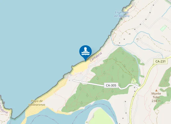 Map of Playa de Canallave