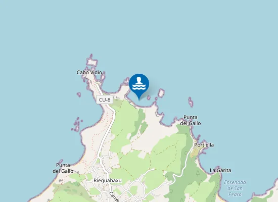 Map of Playa de San Cidiello