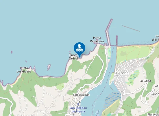 Map of Playa de los Espinos