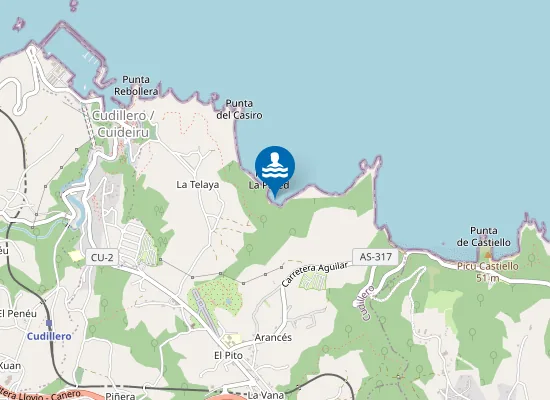 Map of Playa de la Conchiquina