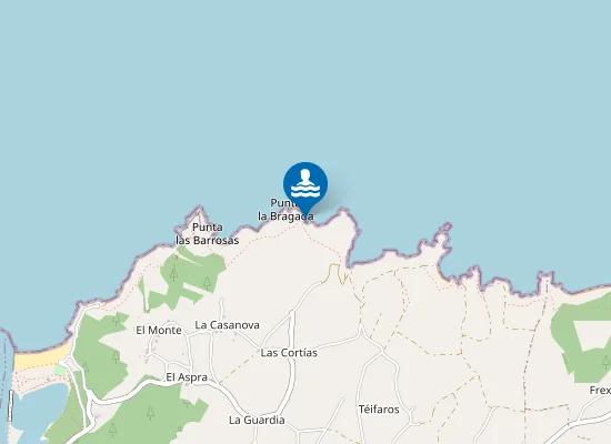 Map of Playa Las Rubías