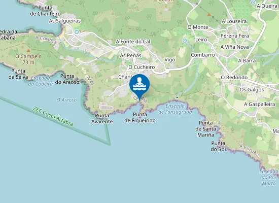 Map of Areal Grande de Figueirido
