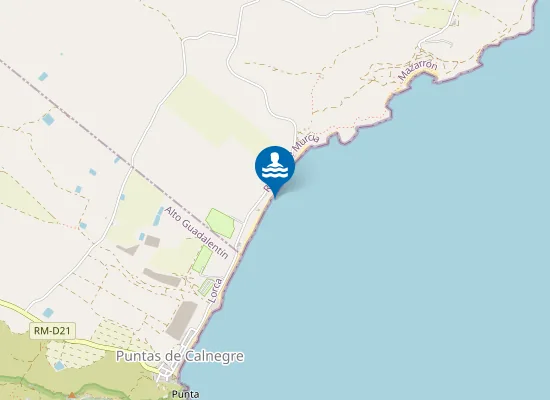 Map of Playa de Parazuelos