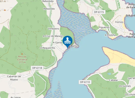 Map of Praia de Sismundi