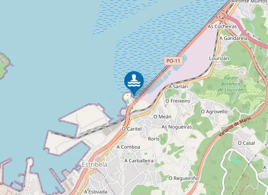 Map of Praia do Cuncheiro