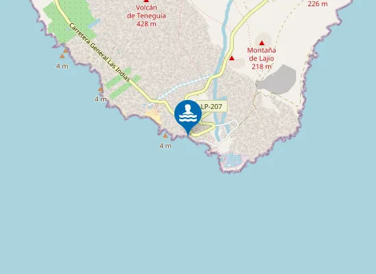 Map of Playa de Malpique