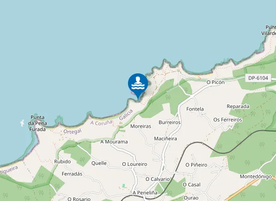 Map of Praia do Coitelo