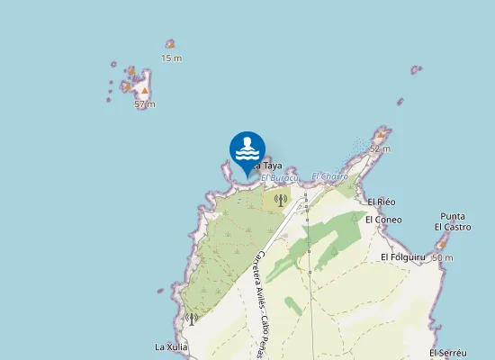 Map of Playa El Sabín