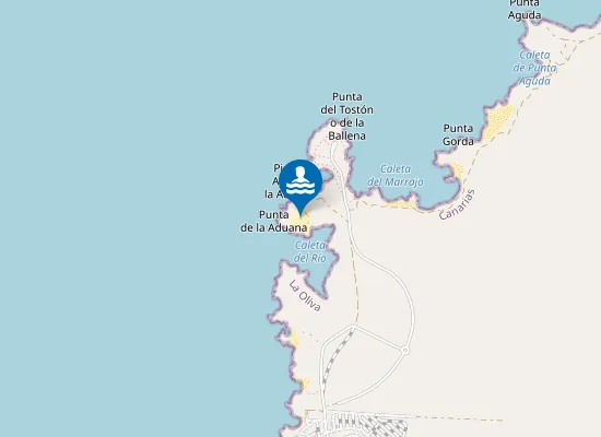 Map of Caleta del Rio