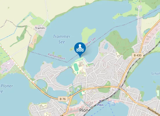 Map of TRAMMER SEE PLOEN SCHIFFSTHAL