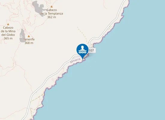 Map of Cala del Peñón Cortado