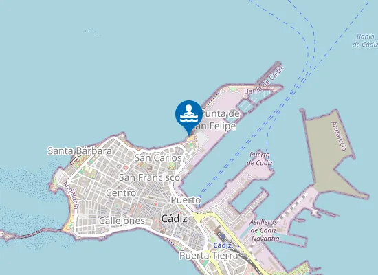 Map of Playa de la Punta San Felipe