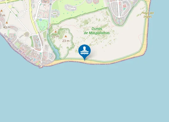 Map of Zone Nudista Maspalomas
