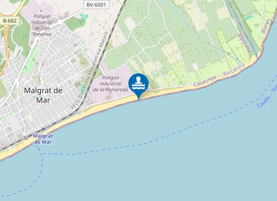 Map of Platja de la Conca