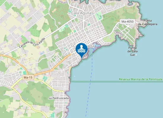 Map of na Ferradura