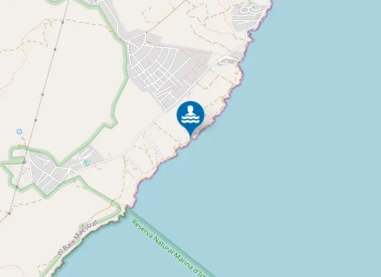 Map of Caleta del Barranc de Sant Antoni