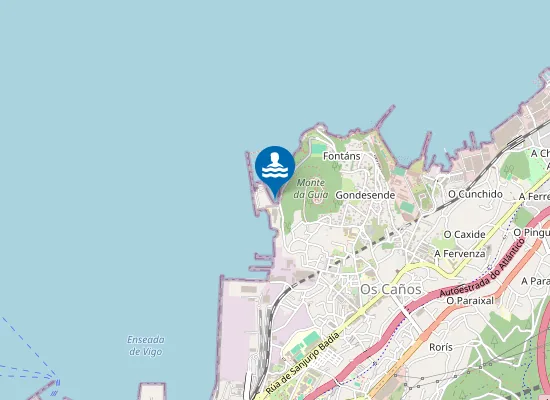 Map of Praia da Lagoa