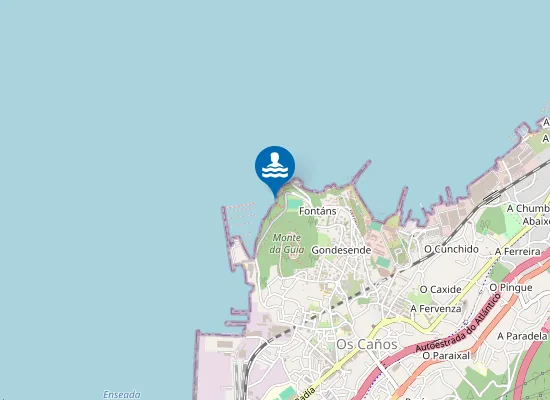 Map of Cala do Faro