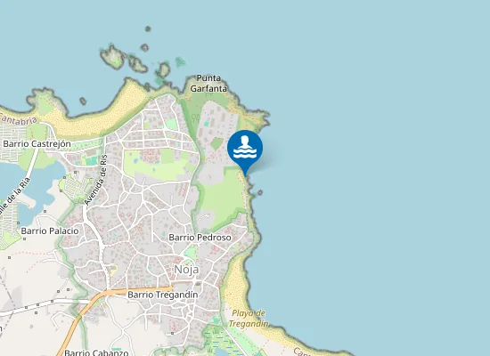 Map of Playa de Peña Pombera