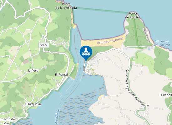 Map of Playina de Rodiles